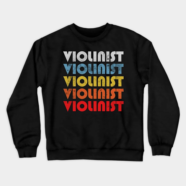 Violin gift for musician. Perfect present for mother dad friend him or her Crewneck Sweatshirt by SerenityByAlex